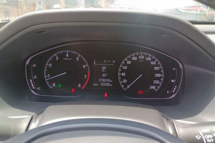 Used Honda Inspire 2019 260TURBO Elegant Edition China VI Emission Standard Instrument Cluster