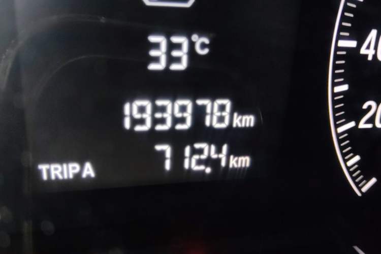 Used Honda Inspire 2019 260TURBO Elegant Edition China VI Emission Standard Odometer Close Up