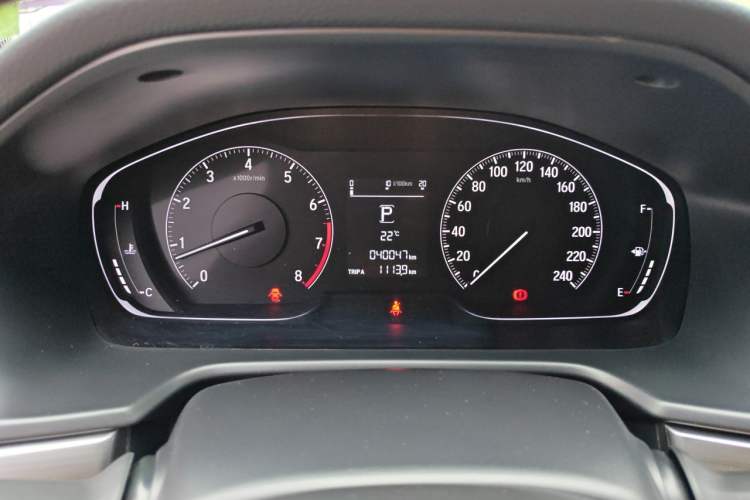 Used Honda Inspire 2019 260TURBO Elegant Edition China VI Emission Standard Odometer Close Up