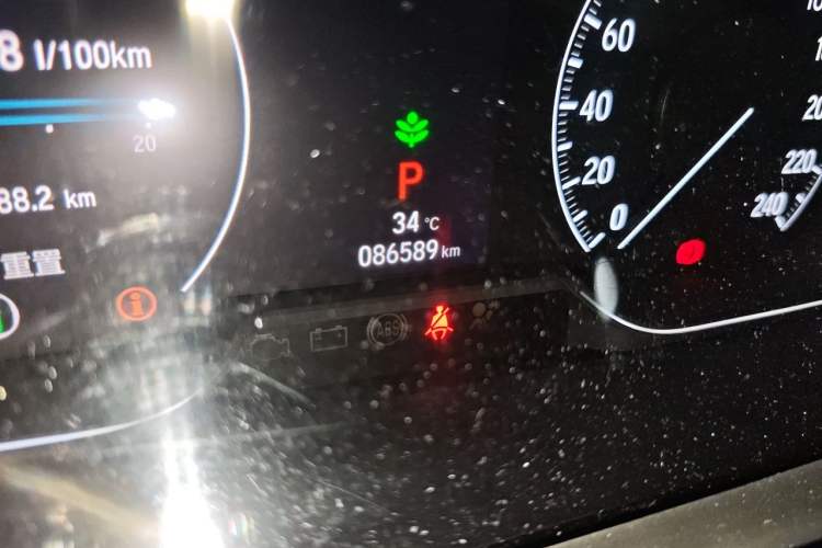 Used Honda Inspire 2019 260TURBO Jingyue Edition China VI Odometer Close Up