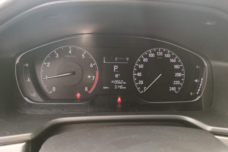 Used Honda Inspire 2019 260TURBO Elegant Edition China VI Emission Standard Odometer Close Up