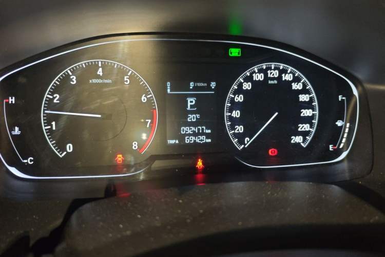 Used Honda Inspire 2019 260TURBO Elegant Edition China VI Emission Standard Odometer Close Up