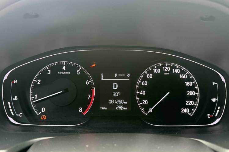 Used Honda Inspire 2019 260TURBO Elegant Edition China VI Emission Standard Odometer Close Up