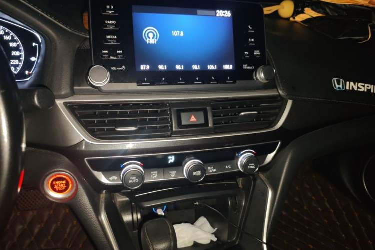 Used Honda Inspire 2019 260TURBO Elegant Edition China VI Emission Standard Audio And AC Panel