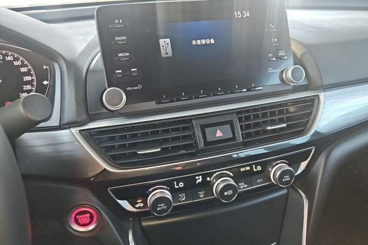 Used Honda Inspire 2019 260TURBO Elegant Edition China VI Emission Standard Audio And AC Panel