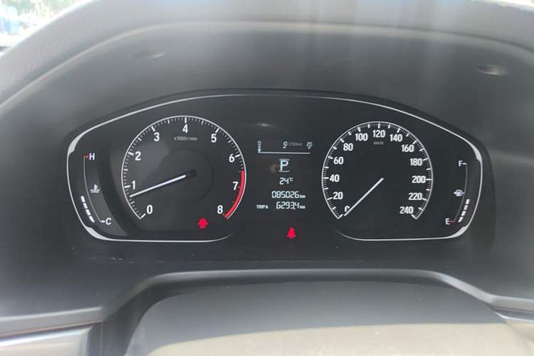 Used Honda Inspire 2019 260TURBO Elegant Edition China V Emission Standard Instrument Cluster