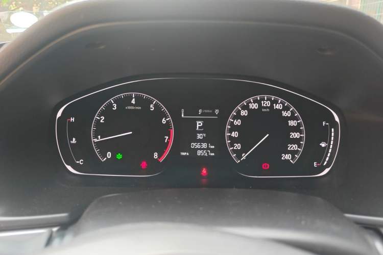 Used Honda Inspire 2019 260TURBO Elegant Edition China VI Emission Standard Instrument Cluster