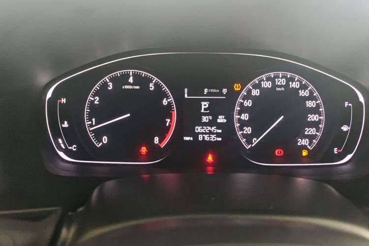 Used Honda Inspire 2019 260TURBO Elegant Edition China VI Emission Standard Instrument Cluster