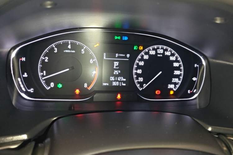 Used Honda Inspire 2019 260TURBO Elegant Edition China VI Emission Standard Instrument Cluster