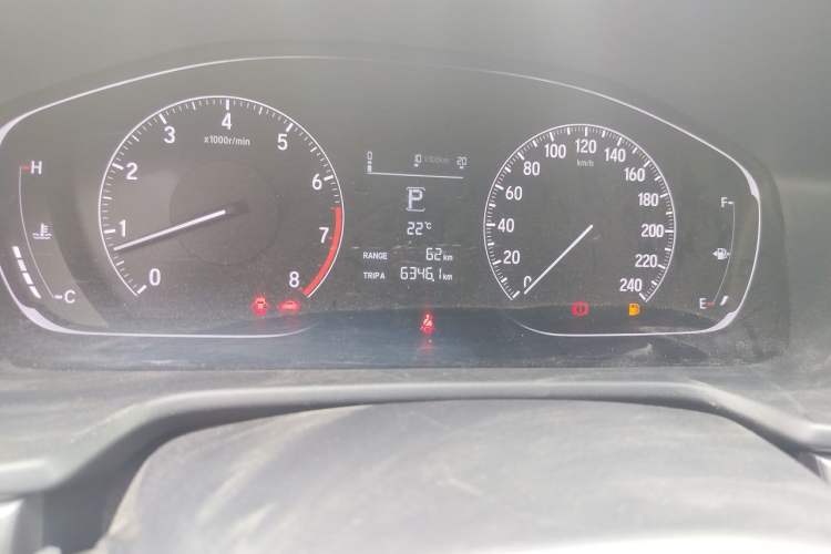 Used Honda Inspire 2019 260TURBO Elegant Edition China V Emission Standard Odometer Close Up