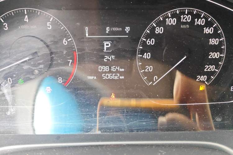 Used Honda Inspire 2019 260TURBO Elegant Edition China VI Emission Standard Odometer Close Up