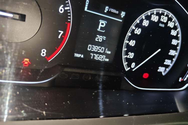Used Honda Inspire 2019 260TURBO Elegant Edition China V Emission Standard Odometer Close Up