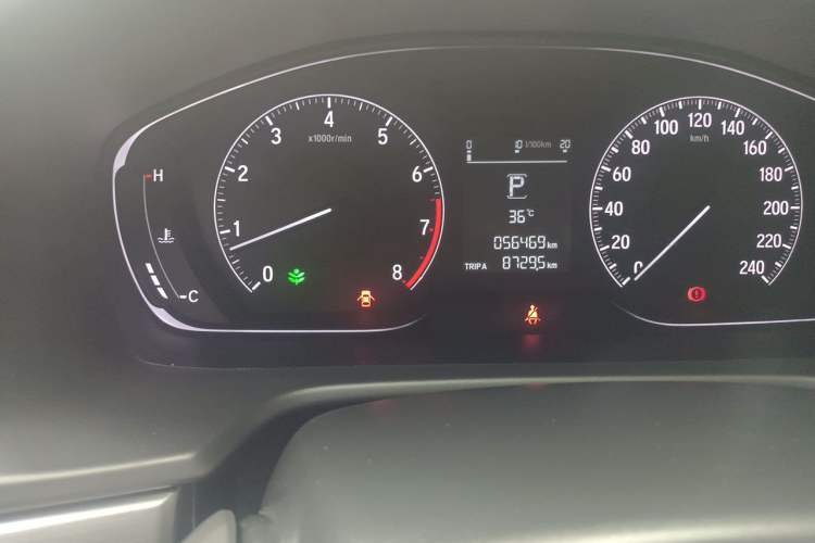 Used Honda Inspire 2019 260TURBO Elegant Edition China V Emission Standard Odometer Close Up