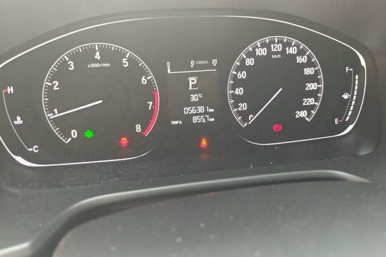 Used Honda Inspire 2019 260TURBO Elegant Edition China VI Emission Standard Odometer Close Up