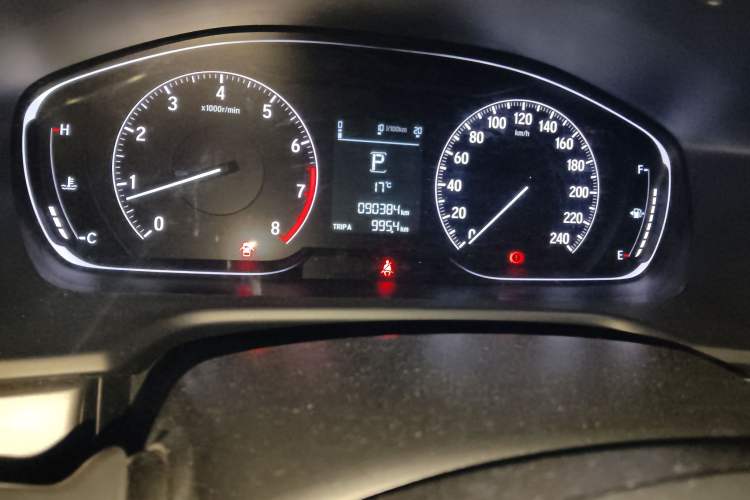 Used Honda Inspire 2019 260TURBO Elegant Edition China V Emission Standard Odometer Close Up