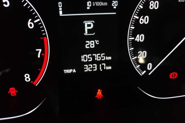 Used Honda Inspire 2019 260TURBO Elegant Edition China VI Emission Standard Odometer Close Up