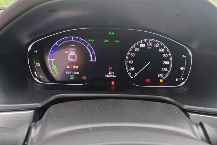 Used Honda Inspire 2019 Rui Hybrid 2.0L Jing Shang Edition China V Emission Standard Odometer Close Up