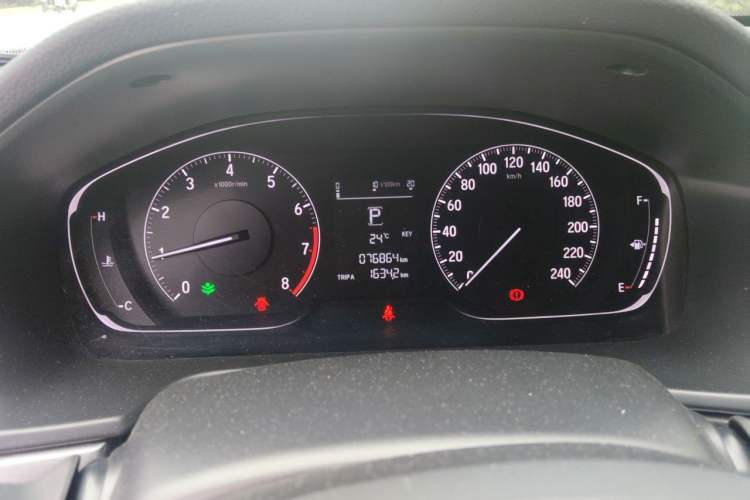 Used Honda Inspire 2019 260TURBO Elegant Edition China VI Emission Standard Instrument Cluster