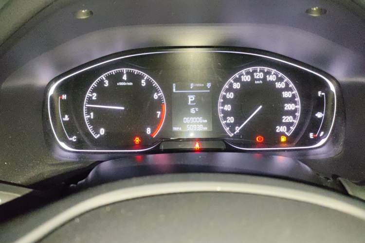 Used Honda Inspire 2019 260TURBO Elegant Edition China VI Emission Standard Instrument Cluster