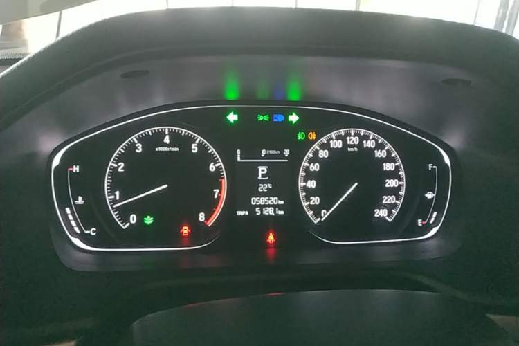Used Honda Inspire 2019 260TURBO Elegant Edition China V Emission Standard Instrument Cluster