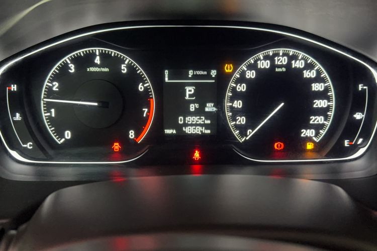Used Honda Inspire 2019 260TURBO Elegant Edition China VI Emission Standard Odometer Close Up