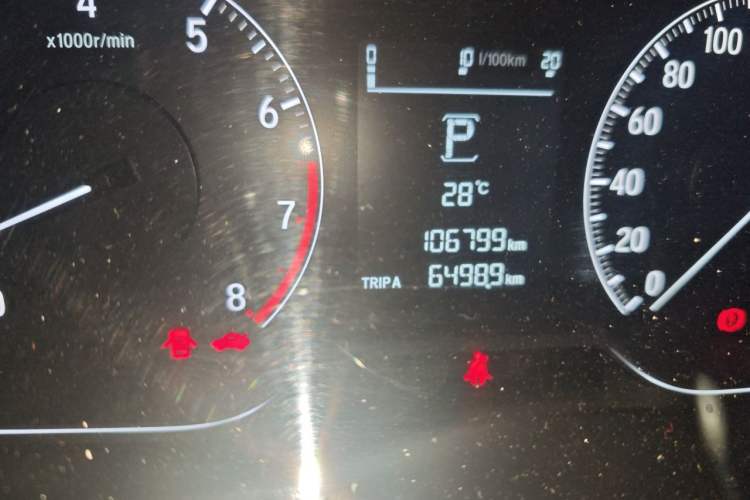 Used Honda Inspire 2019 260TURBO Elegant Edition China VI Emission Standard Odometer Close Up