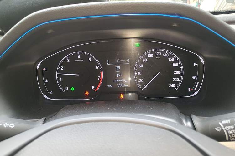 Used Honda Inspire 2019 260TURBO Elegant Edition China VI Emission Standard Odometer Close Up