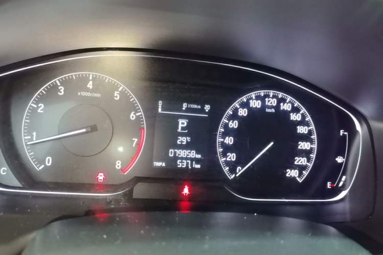 Used Honda Inspire 2019 260TURBO Elegant Edition China VI Emission Standard Instrument Cluster