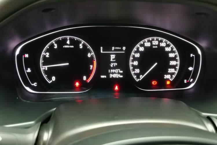 Used Honda Inspire 2019 260TURBO Elegant Edition China VI Emission Standard Instrument Cluster