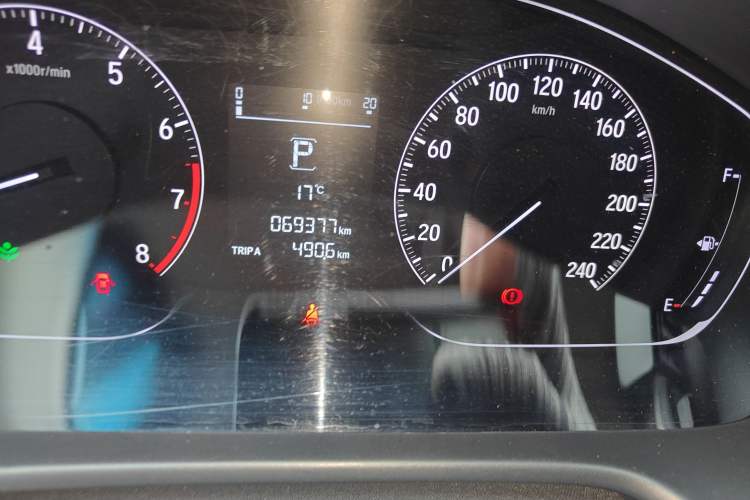 Used Honda Inspire 2019 260TURBO Elegant Edition China VI Emission Standard Odometer Close Up