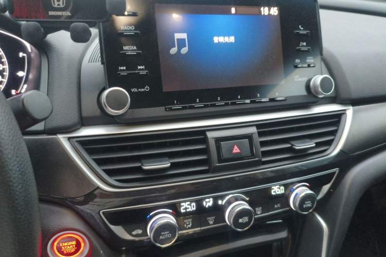 Used Honda Inspire 2019 260TURBO Elegant Edition China V Standard Audio And AC Panel