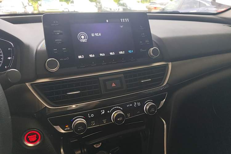 Used Honda Inspire 2019 260TURBO Elegant Edition China V Standard Audio And AC Panel