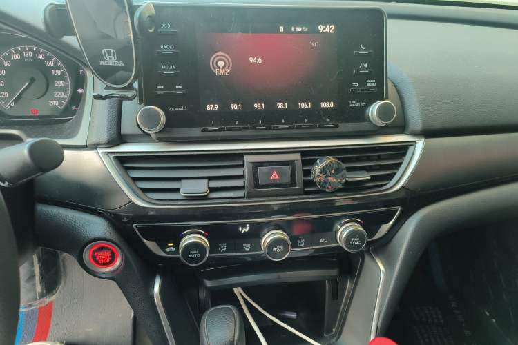 Used Honda Inspire 2019 260TURBO Elegant Edition China V Standard Audio And AC Panel