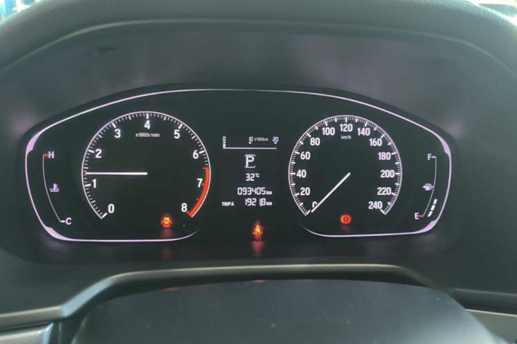 Used Honda Inspire 2019 260TURBO Elegant Edition China VI Emission Standard Instrument Cluster