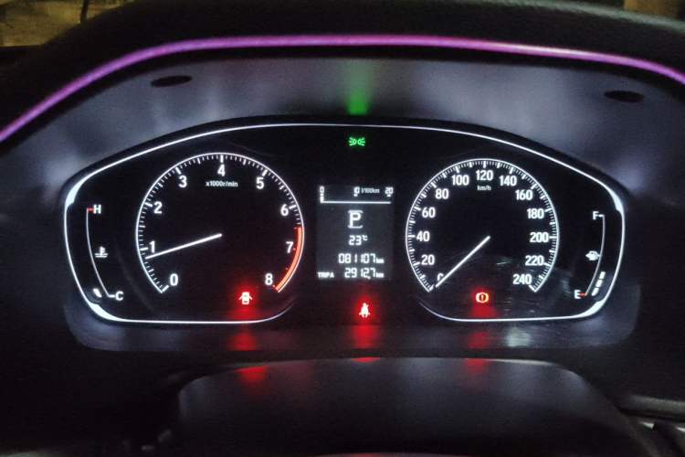 Used Honda Inspire 2019 260TURBO Elegant Edition China VI Emission Standard Instrument Cluster