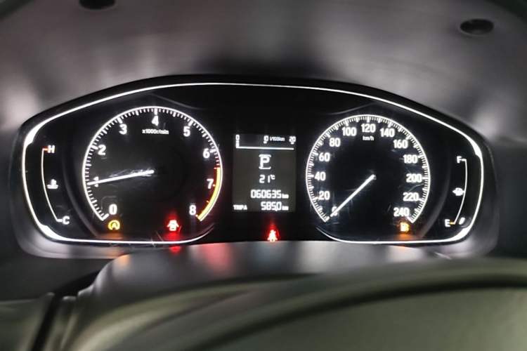 Used Honda Inspire 2019 260TURBO Elegant Edition China VI Emission Standard Instrument Cluster