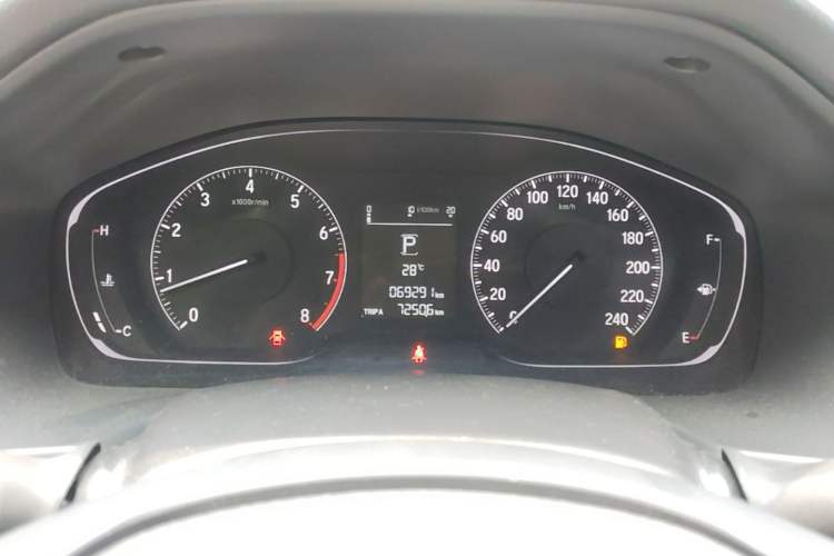 Used Honda Inspire 2019 260TURBO Elegant Edition China VI Emission Standard Instrument Cluster