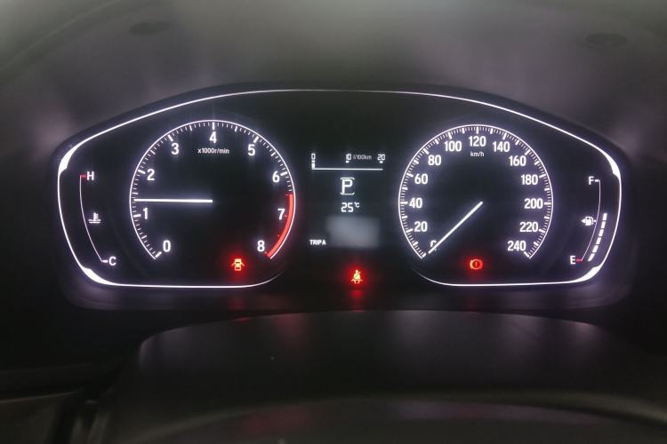 Used Honda Inspire 2019 260TURBO Elegant Edition China VI Emission Standard Instrument Cluster