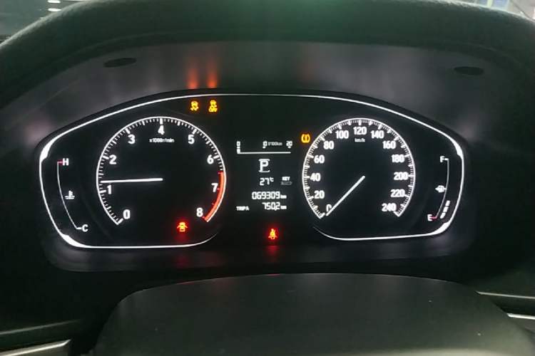 Used Honda Inspire 2019 260TURBO Elegant Edition China VI Emission Standard Instrument Cluster