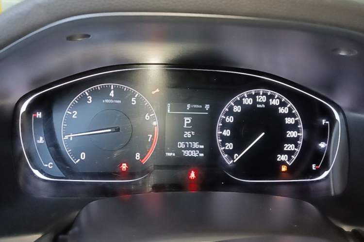 Used Honda Inspire 2019 260TURBO Elegant Edition China VI Emission Standard Instrument Cluster