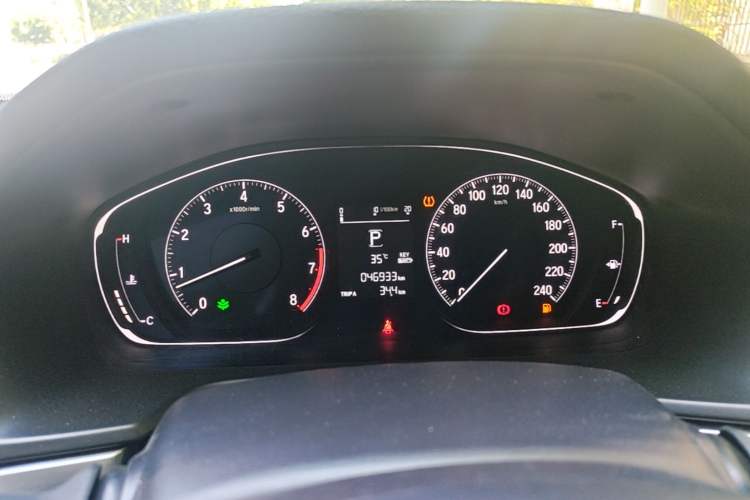 Used Honda Inspire 2019 260TURBO Elegant Edition China VI Emission Standard Instrument Cluster