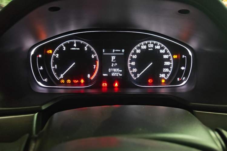 Used Honda Inspire 2019 260TURBO Elegant Edition China VI Emission Standard Instrument Cluster