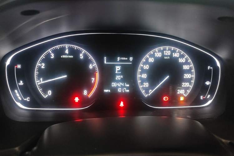 Used Honda Inspire 2019 260TURBO Elegant Edition China VI Emission Standard Instrument Cluster