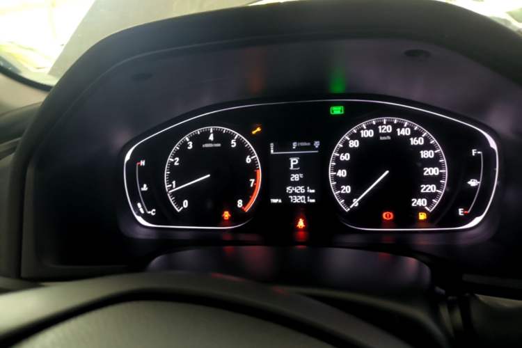 Used Honda Inspire 2019 260TURBO Elegant Edition China VI Emission Standard Instrument Cluster