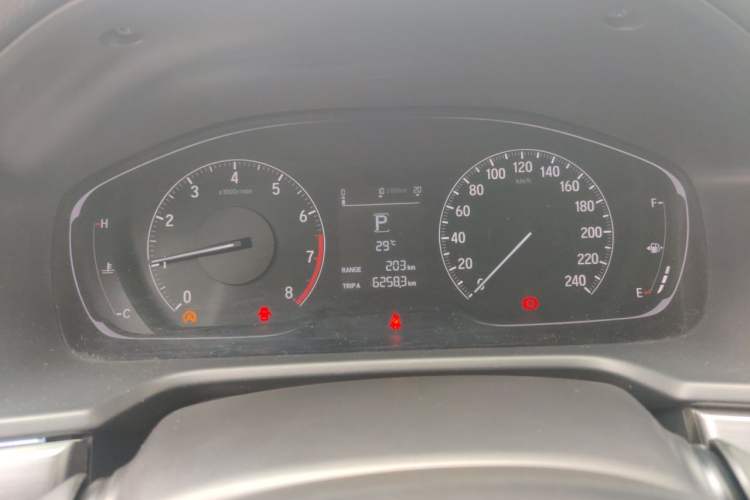 Used Honda Inspire 2019 260TURBO Elegant Edition China VI Emission Standard Instrument Cluster
