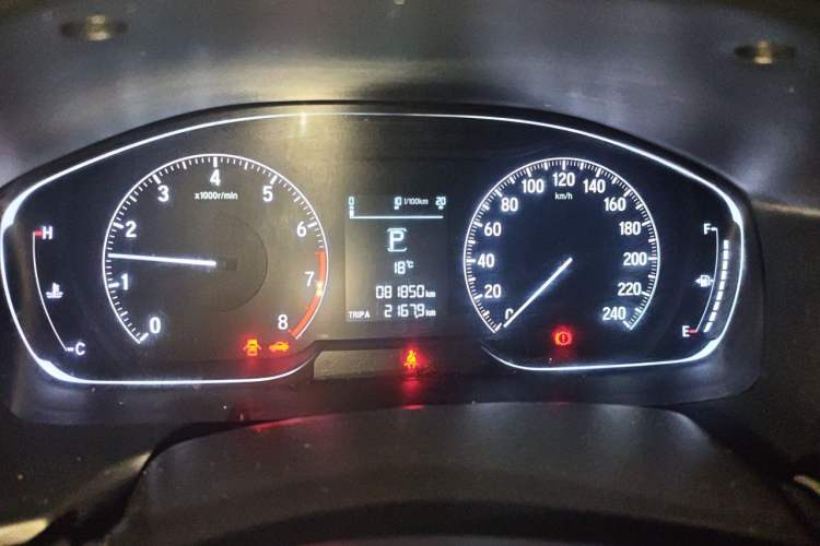 Used Honda Inspire 2019 260TURBO Elegant Edition China VI Emission Standard Instrument Cluster