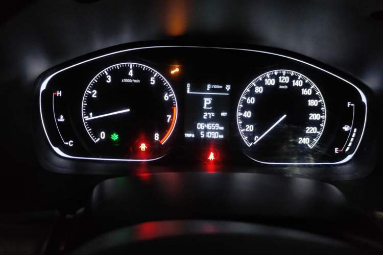 Used Honda Inspire 2019 260TURBO Elegant Edition China VI Emission Standard Instrument Cluster