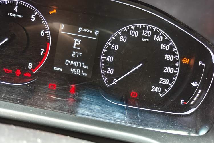 Used Honda Inspire 2019 260TURBO Elegant Edition China VI Emission Standard Odometer Close Up