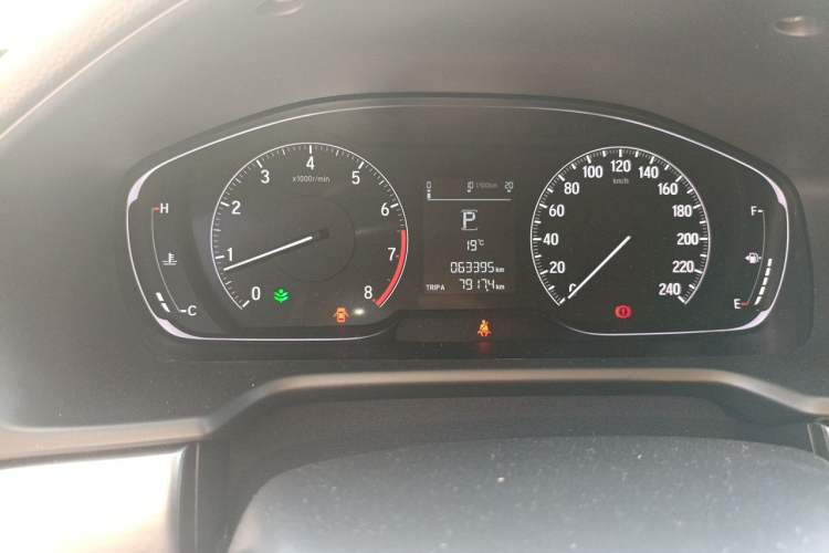 Used Honda Inspire 2019 260TURBO Elegant Edition China VI Emission Standard Odometer Close Up