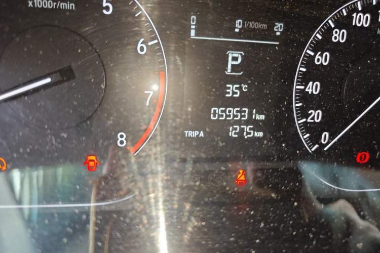 Used Honda Inspire 2019 260TURBO Elegant Edition China V Standard Odometer Close Up